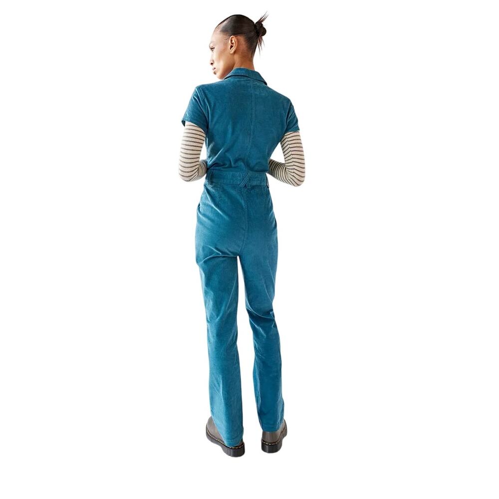BDG Rue Corduroy Jumpsuit  Zip Front Jumpsuit Flare Size S - - Picture 6 of 7